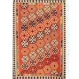 One Of The Kind Ardabil Persian Kilim 8'10" x 6'0"